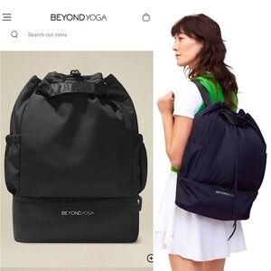 Beyond Yoga Black Backpack